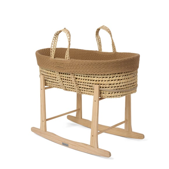 Clair De Lune Organic Moses Basket with Rocking Stand, product image 3