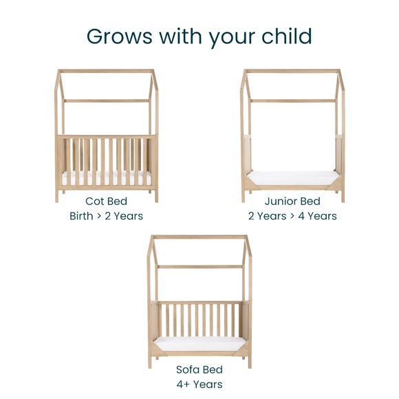 Tutti Bambini Casa 3-in-1 Cot Bed