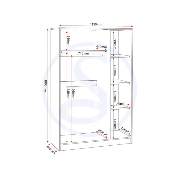 Walker Triple Wardrobe, product image 35