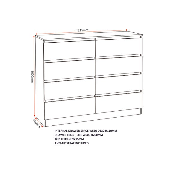 Walker 8 Drawer Chest, product image 38