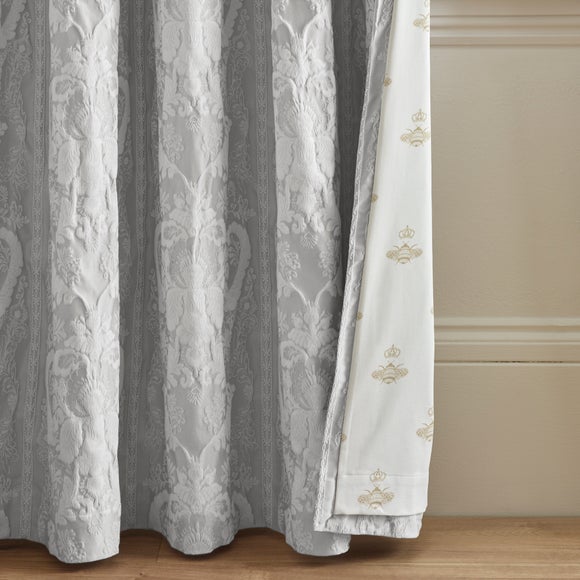 Dorma Vivana Damask Polycotton Blackout Eyelet Curtains, product image 3