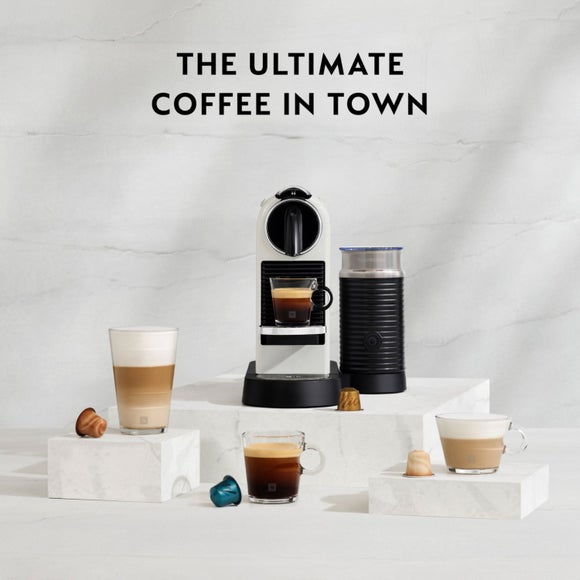 Nespresso Citiz Coffee Machine with Aeroccino Milk Frother, product image 4