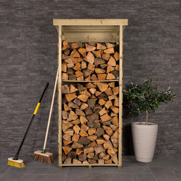 Charles Bentley Wooden Single Tall Log Store