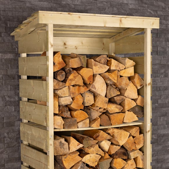 Charles Bentley Wooden Single Tall Log Store