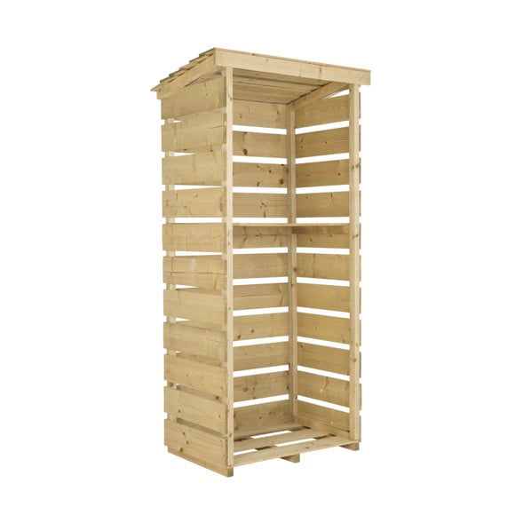 Charles Bentley Wooden Single Tall Log Store