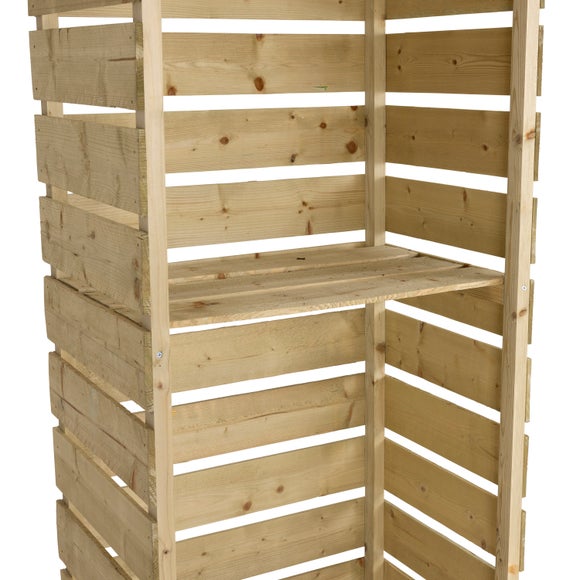 Charles Bentley Wooden Single Tall Log Store