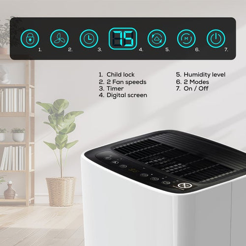 12L Smart Dehumidifier with HEPA Filter