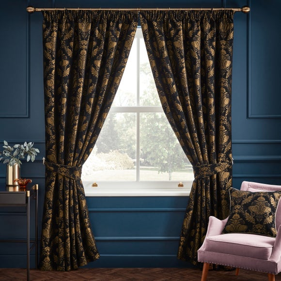 Paoletti Shiraz Pencil Pleat Curtains, product image 12