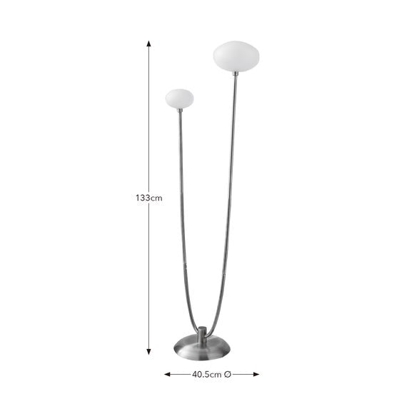 Paris 2 Light Floor Lamp, product image 6