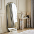 Livia Luxe Bevelled Edge Oval Full Length Wall Mirror, product image 1