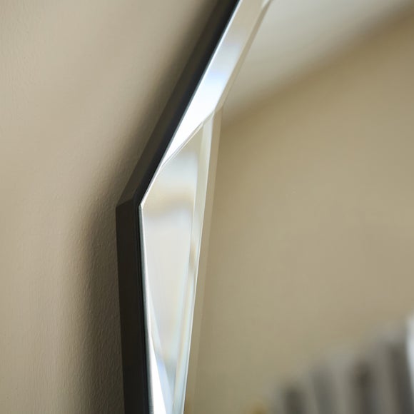Livia Luxe Bevelled Edge Oval Full Length Wall Mirror, product image 2