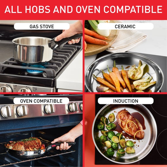 Tefal Ingenio Cook Eat 8 Piece Pan Set