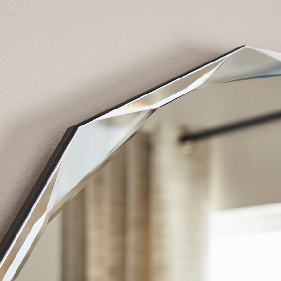 Livia Luxe Bevelled Edge Oval Full Length Wall Mirror, product image 6