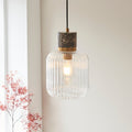 Vogue Tamara Ribbed Adjustable Pendant Light, product image 1