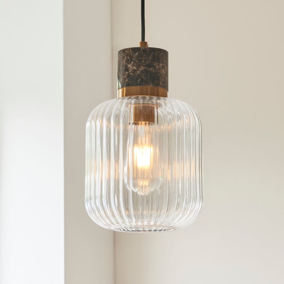 Vogue Tamara Ribbed Adjustable Pendant Light, product image 2