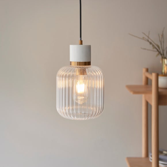 Vogue Tamara Ribbed Adjustable Pendant Light, product image 8