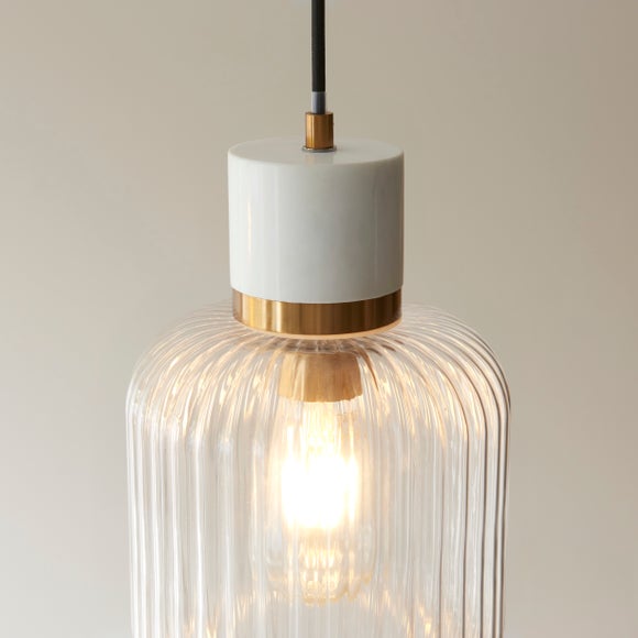 Vogue Tamara Ribbed Adjustable Pendant Light, product image 9