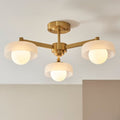 Vogue Hallie 3 Light Semi Flush Ceiling Light