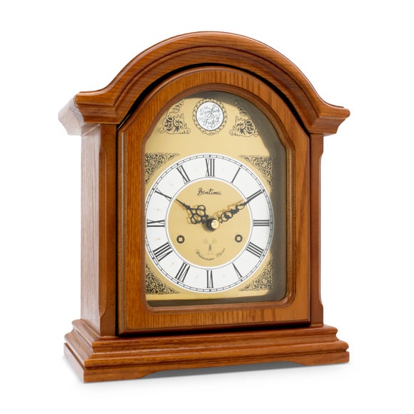 Acctim Redbridge Radio Controlled Chiming Wood Mantel Clock