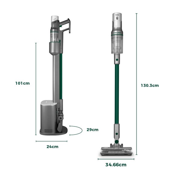 Tower VL220 Cyclone Dust Station Vacuum Cleaner